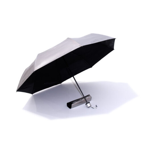 fibre glass pongee uv coat umbrella