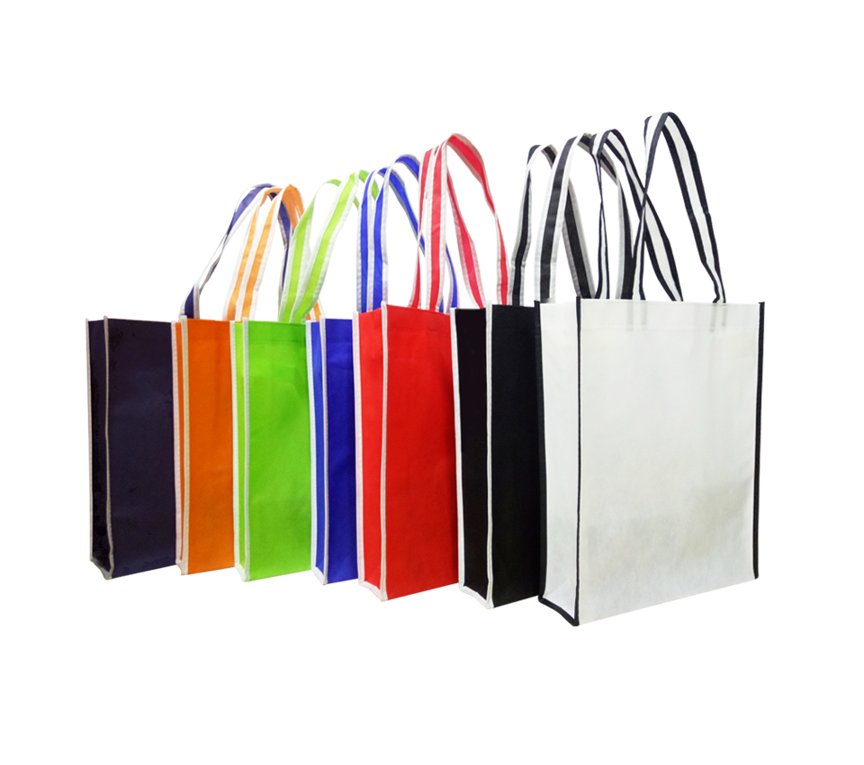 Non Woven Recycle Tote Bag with Piping Singapore | Recycle Bag Singapore
